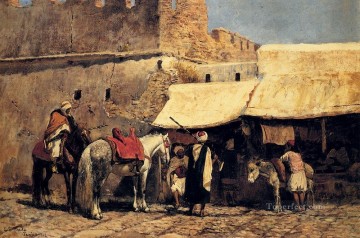  Arabian Oil Painting - Tangiers Arabian Edwin Lord Weeks